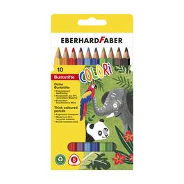 EBERHARD FABER Crayon de couleur COLORI Jumbo, étui de 10