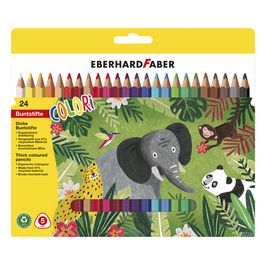 EBERHARD FABER Crayon de couleur COLORI Jumbo, étui de 24