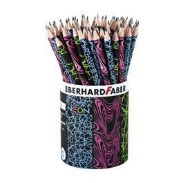 EBERHARD FABER Crayon de papier FLUO, HB, pot de 72
