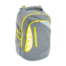 EBERHARD FABER Sas à dos scolaire X-Style, gris / jaune fluo