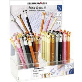 EBERHARD FABER Stylo encre gel Animal Erase it! présentoir