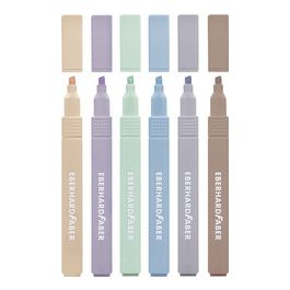 EBERHARD FABER Surligneur Slim, étui de 6, naturel