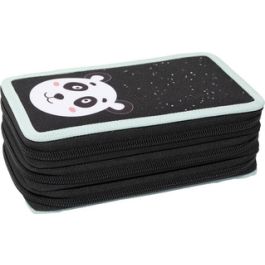 EBERHARD FABER Étui scolaire Triple Decker Panda, 36 pièces