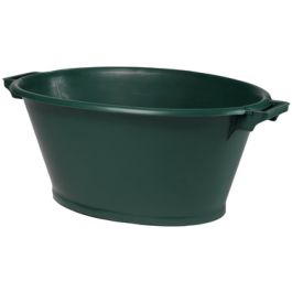 EDA Bassine ovale, 70 litres, plastique, vert
