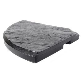 EDA Lest en béton pour parasol, 18 kg, gris foncé