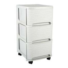 EDA Module de classement STONE, 3 tiroirs, PP, blanc