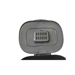 EDA Poubelle à compost avec filtre, noir/anthracite