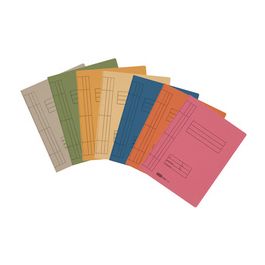 ELBA Chemise à lamelle, A4 en carte lustrée (RC), bleu