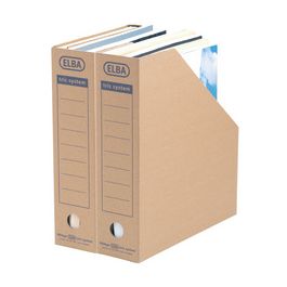 ELBA Porte-revues tric System, marron nature x12