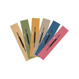 ELBA Relieur à lamelle, en carton manille, vert