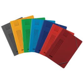 ELBA chemise à élastiques chic, en carton, A4, bordeaux