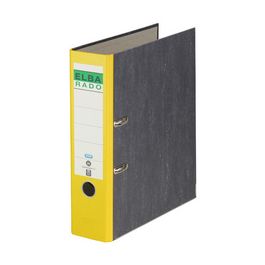 ELBA classeur rado papier marbré, largeur de dos: 80 mm,noir x20