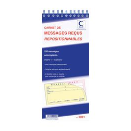 ELVE Carnet de messages reçus, 120 messages repositionnables