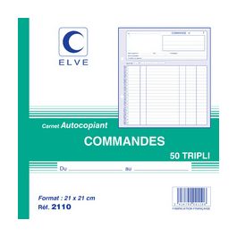 ELVE Manifold "Commandes", 210 x 210 mm, tripli