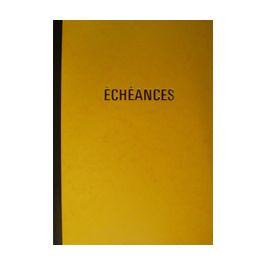 ELVE Piqûre "Echéancier", 96 pages, 297 x 210 mm
