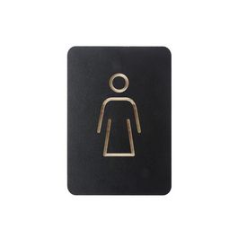 EUROPEL Pictogramme "WC femmes", noir