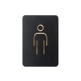 EUROPEL Pictogramme "WC hommes", noir