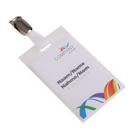 EUROPEL Porte-nom, fermé, avec clip, 60 x 90 mm