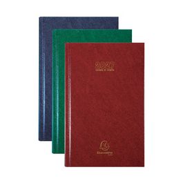 EXACOMPTA Agenda Carré Euro/Cents 135 x 210 mm, 2027,assorti x3