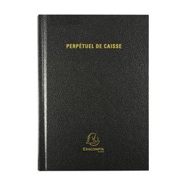 EXACOMPTA Agenda Perpétuel Caisse 210 x 148 mm, noir