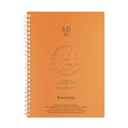 EXACOMPTA Agenda de bureau SAD 20S, 2026/2027, 16 mois x3