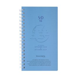 EXACOMPTA Agenda de poche SAD 16S, 2026/2027, 16 mois x5