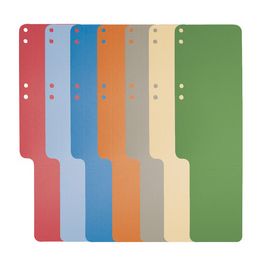 EXACOMPTA Aktenschwänze, Karton, 100 Stück, blau