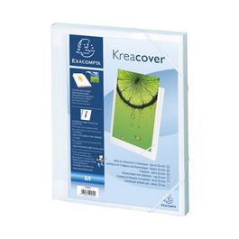 EXACOMPTA Boîte de classement Kreacover A4, PP, 25 mm, blanc