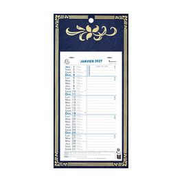 EXACOMPTA Calendrier mural, 155 x 285 mm, fond Skytos, 2027