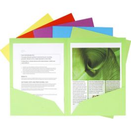 EXACOMPTA Chemises double poche ROCK'S, A4, rouge