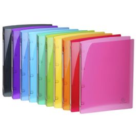 EXACOMPTA Classeur à anneaux Iderama, PP, A4, 4 anneaux x10