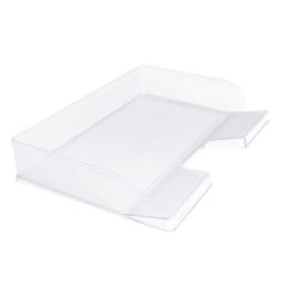 EXACOMPTA Corbeille à courrier COMBO à l'italienne, cristal x8