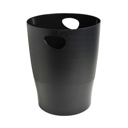 EXACOMPTA Corbeille à papier ECOBIN, 15 litres, noir