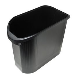 EXACOMPTA Corbeille à papier TOPLINE, 26 litres, noir