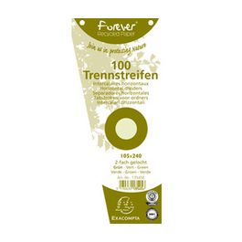 EXACOMPTA Fiches intercalaires trapézoïdales, carton,assorti