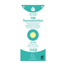 EXACOMPTA Intercalaires Premium, 105 x 240 mm, vert
