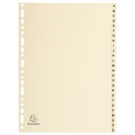 EXACOMPTA Intercalaires carte peau, A-Z, A4, 20 touches x10