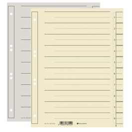 EXACOMPTA Intercalaires, A4 extra large, chamois