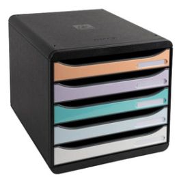 EXACOMPTA Module de classement BIG-BOX, 5 tiroirs, coloré