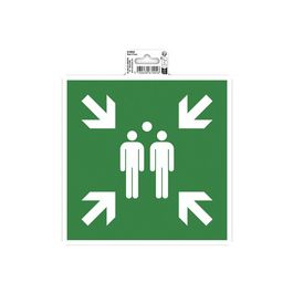 EXACOMPTA Panneau de signalisation "Point de rassemblement"