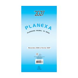 EXACOMPTA Planning mural PLANEXA, 2027, dépliant 15 mois