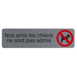 EXACOMPTA Plaque de signalisation "Nos amis les chiens"