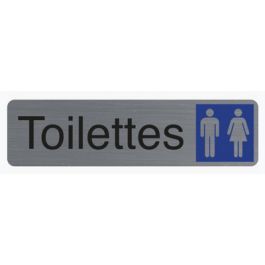 EXACOMPTA Plaque de signalisation "Toilettes Dame/Homme"