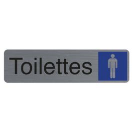 EXACOMPTA Plaque de signalisation "Toilettes Homme"
