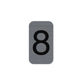 EXACOMPTA Plaque de signalisation chiffres "8", 25 x 44 mm