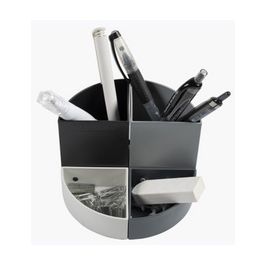 EXACOMPTA Pot à crayons "THE QUARTER", noir/gris