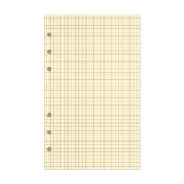 EXACOMPTA Recharge pour Exatime 21, bloc quadrillé ivoire