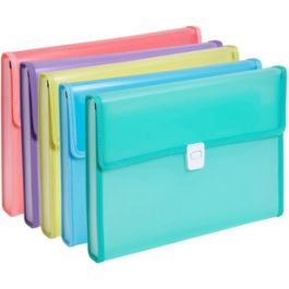 EXACOMPTA Trieur valisette Chromaline, 13 compartiments x5