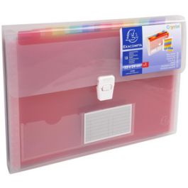 EXACOMPTA Trieur valisette Crystal, 13 compartiments