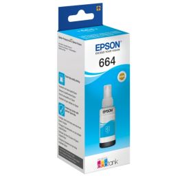 Bouteille d'encre d'origine Epson C13T664240 / 664 - cyan